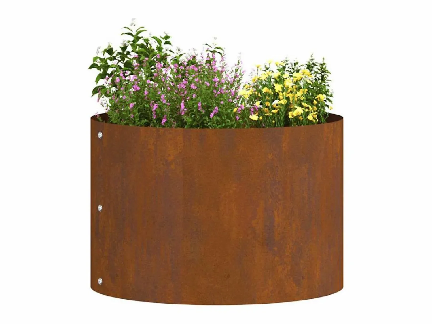 Online Maceta para Jardín | Jardinera | Macetero Marrón 30 x 30 x 20 cm Acero oxidado Macetero