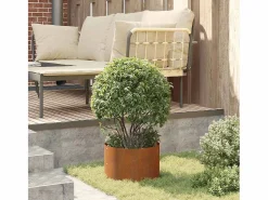 Online Maceta para Jardín | Jardinera | Macetero Marrón 30 x 30 x 20 cm Acero oxidado Macetero