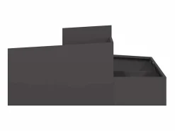 Online Maceta para Jardín | Jardinera | Macetero 100 x 100 x 50 cm Acero Negro