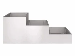 Maceta para Jardín | Jardinera | Macetero 90 x 90 x 35 cm Acero inoxidable