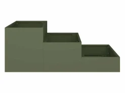 Clearance Maceta para Jardín | Jardinera | Macetero oliva 90 x 90 x 35 cm Acero Macetero
