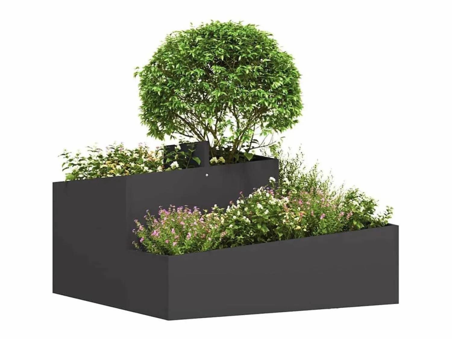 Maceta para Jardín | Jardinera | Macetero 80 x 80 x 50 cm Acero laminado en frío
