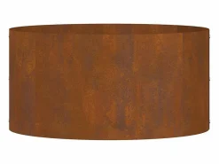 Maceta para Jardín | Jardinera | Macetero Marrón 40 x 40 x 20 cm Acero oxidado