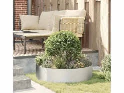 Maceta para Jardín | Jardinera | Macetero 80 x 80 x 20 cm Acero galvanizado