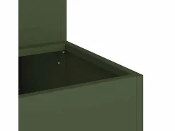 Maceta para Jardín | Jardinera | Macetero oliva 100 x 60 x 45 cm Acero