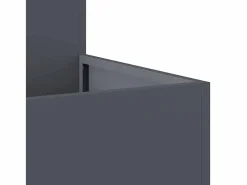 Online Maceta para Jardín | Jardinera | Macetero Antracita 80 x 80 x 48 cm Acero Gris