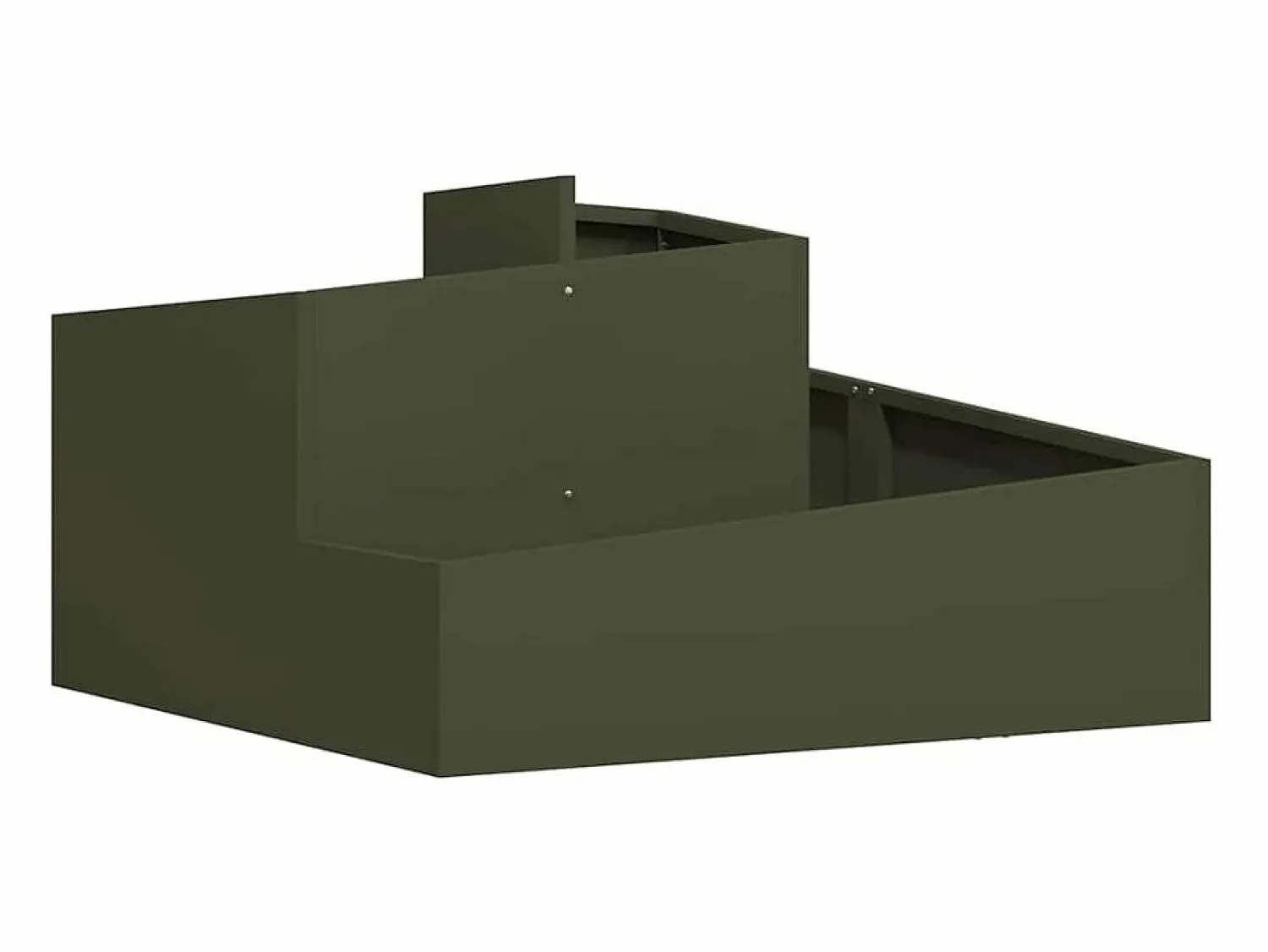Outlet Maceta para Jardín | Jardinera | Macetero oliva 80 x 80 x 50 cm Verde