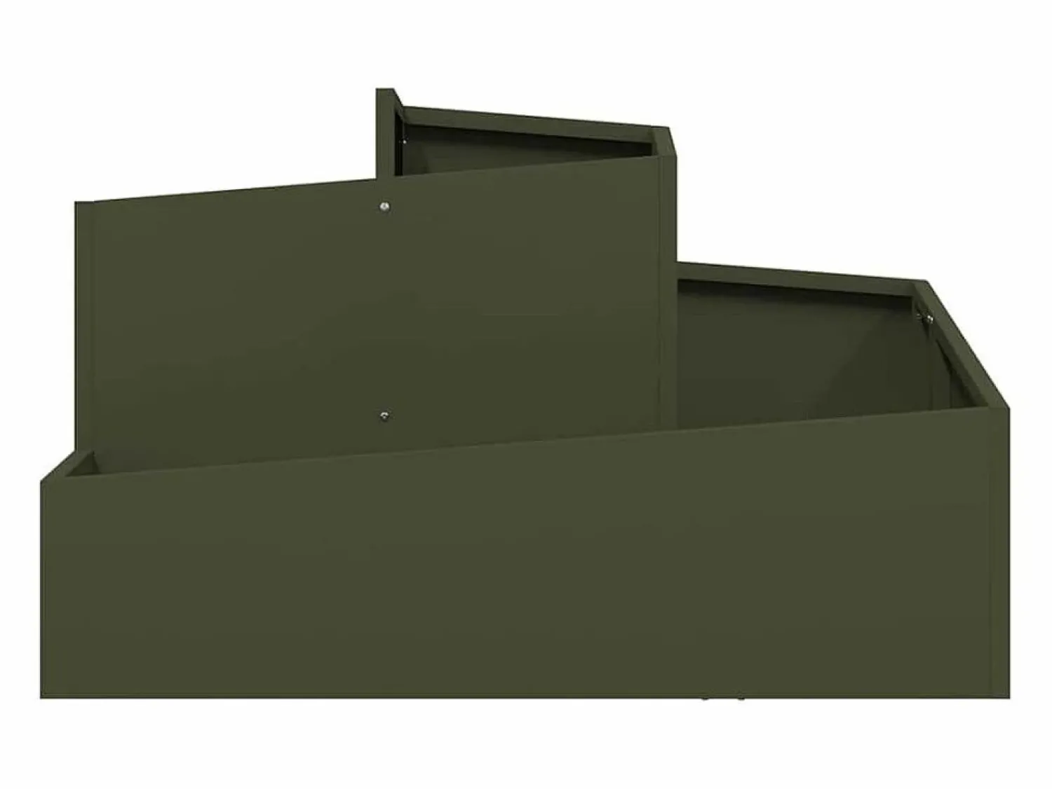 Outlet Maceta para Jardín | Jardinera | Macetero oliva 80 x 80 x 50 cm Verde