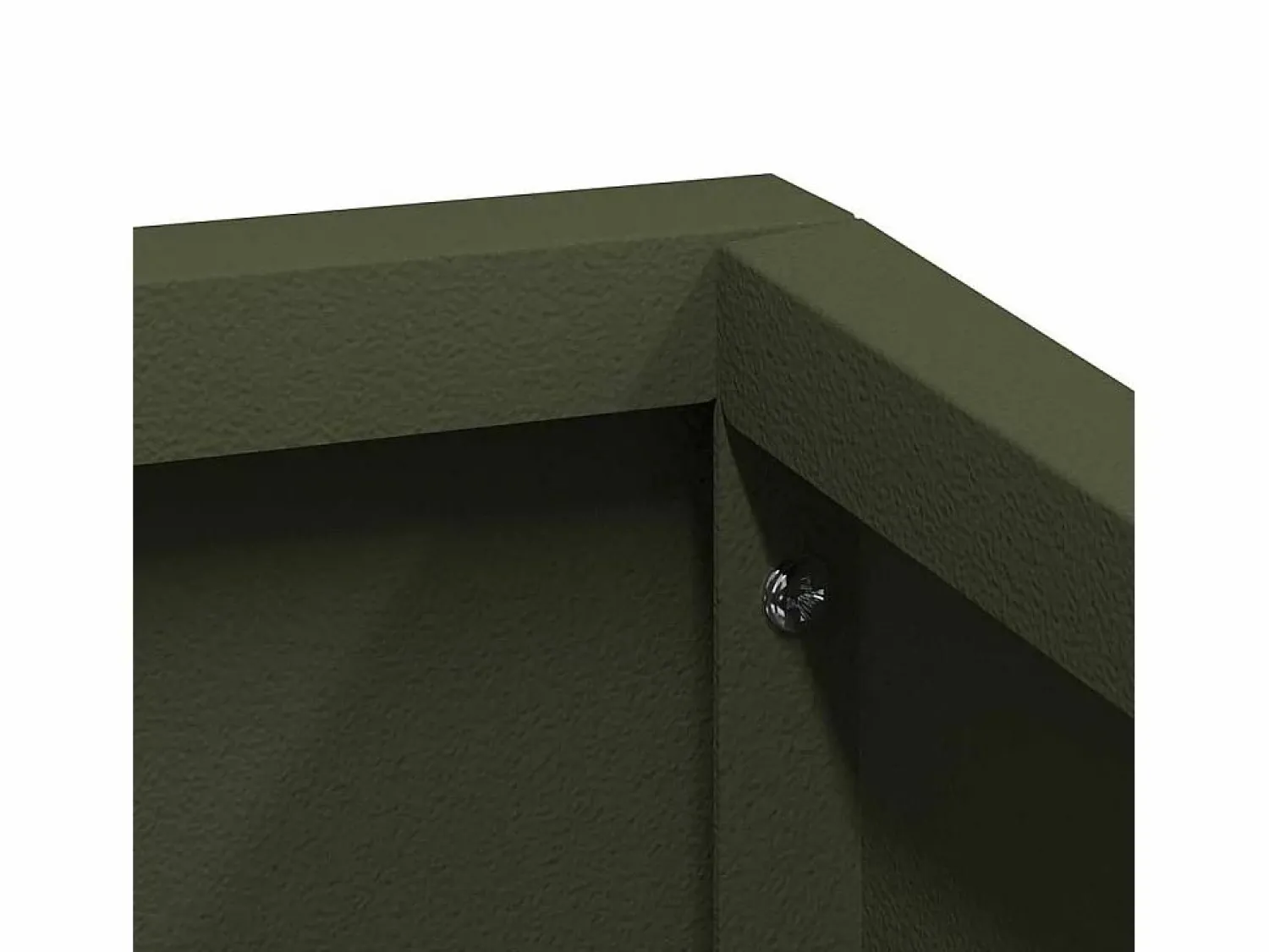 Outlet Maceta para Jardín | Jardinera | Macetero oliva 80 x 80 x 50 cm Verde