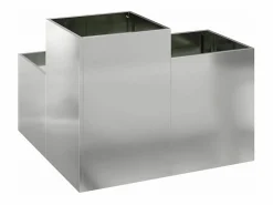 Maceta para Jardín | Jardinera | Macetero 100 x 100 x 60 cm Acero galvanizado