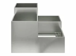 Maceta para Jardín | Jardinera | Macetero 100 x 100 x 60 cm Acero galvanizado