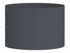 Clearance Maceta para Jardín | Jardinera | Macetero Antracita 30 x 30 x 20 cm Acero Gris