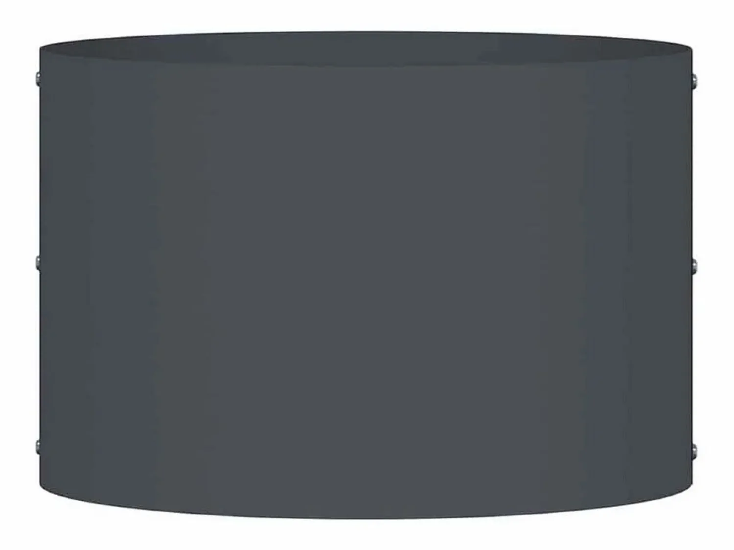 Clearance Maceta para Jardín | Jardinera | Macetero Antracita 30 x 30 x 20 cm Acero Gris