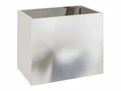 Maceta para Jardín | Jardinera | Macetero 50 x 32 x 40 cm Acero inoxidable