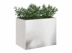 Maceta para Jardín | Jardinera | Macetero 50 x 32 x 40 cm Acero inoxidable