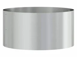 Sale Maceta para Jardín | Jardinera | Macetero 40 x 40 x 20 cm Acero galvanizado Plateado