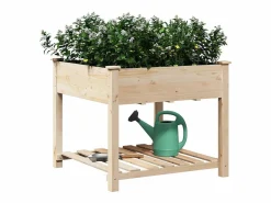 Hot Maceta para Jardín | Jardinera | Macetero con estante 90 x 90 x 76.5 cm Jardinera