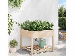 Hot Maceta para Jardín | Jardinera | Macetero con estante 90 x 90 x 76.5 cm Jardinera