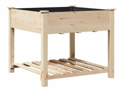 Hot Maceta para Jardín | Jardinera | Macetero con estante 90 x 90 x 76.5 cm Jardinera