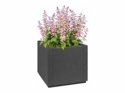 Maceta para Jardín | Jardinera | Macetero Antracita 36 x 36 x 35 cm Polipropileno