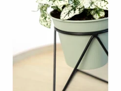 Clearance Macetero MOA Vinthera con base triangular claro 15x14,5x12,5 cm Verde