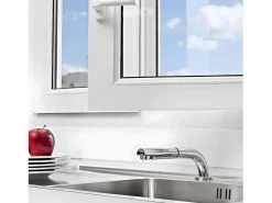 Magic Grifo mezclador fregadero cromado abatible extraíble 2 orificios 'especial ventana Grifo De Cocina