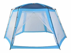 Maison Exclusive Carpa para piscina de tela 500x433x250 cm Azul
