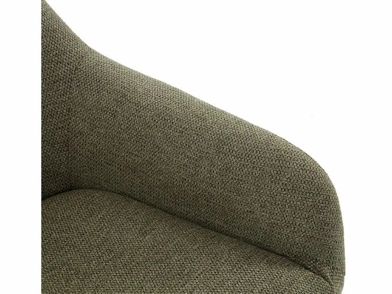 Best MALMO-Sillón de madera natural y tela Trendy Sauge Sillón Escandinavo
