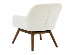 Online Moloo MALMO-Sillón de madera patinada nogal y tejido Trendy Beige