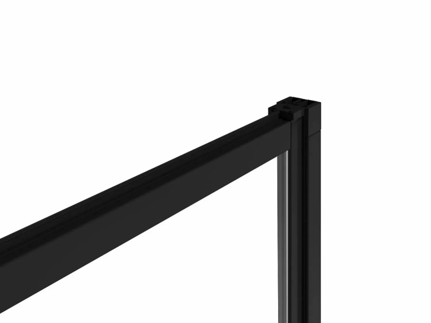 Discount Mampara corredera para bañera de metal negro mate estilo industrial, 120x140 cm, WAIMEA Mampara De Bañera