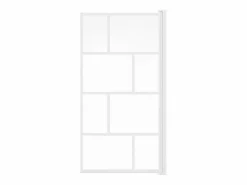 Hot Mampara de baño pivotante de cristal y metal, mate, An. 70 x Al. 140 cm, RIVANON Mampara De Bañera