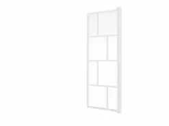 Hot Mampara de baño pivotante de cristal y metal, mate, An. 70 x Al. 140 cm, RIVANON Mampara De Bañera