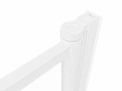 Hot Mampara de baño pivotante de cristal y metal, mate, An. 70 x Al. 140 cm, RIVANON Mampara De Bañera