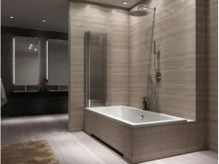 Rea Mampara De Baño Agat 120 Chrome