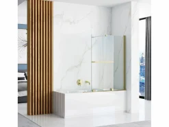 Rea Mampara De Baño Fabian 100 Brush Gold
