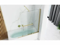 Discount Rea Mampara De Baño Fabian 100 Gold Dorado