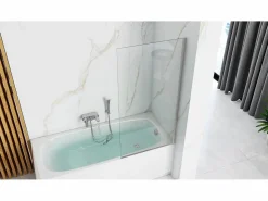 Hot Rea Mampara De Baño Lagos 70 Chrome Gris