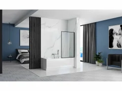 Rea Mampara De Baño Lagos 70 Black