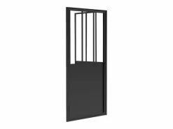 Shower & Design Mampara de ducha con puerta pivotante mate - 80 x 80 x 195 cm - URBANIK