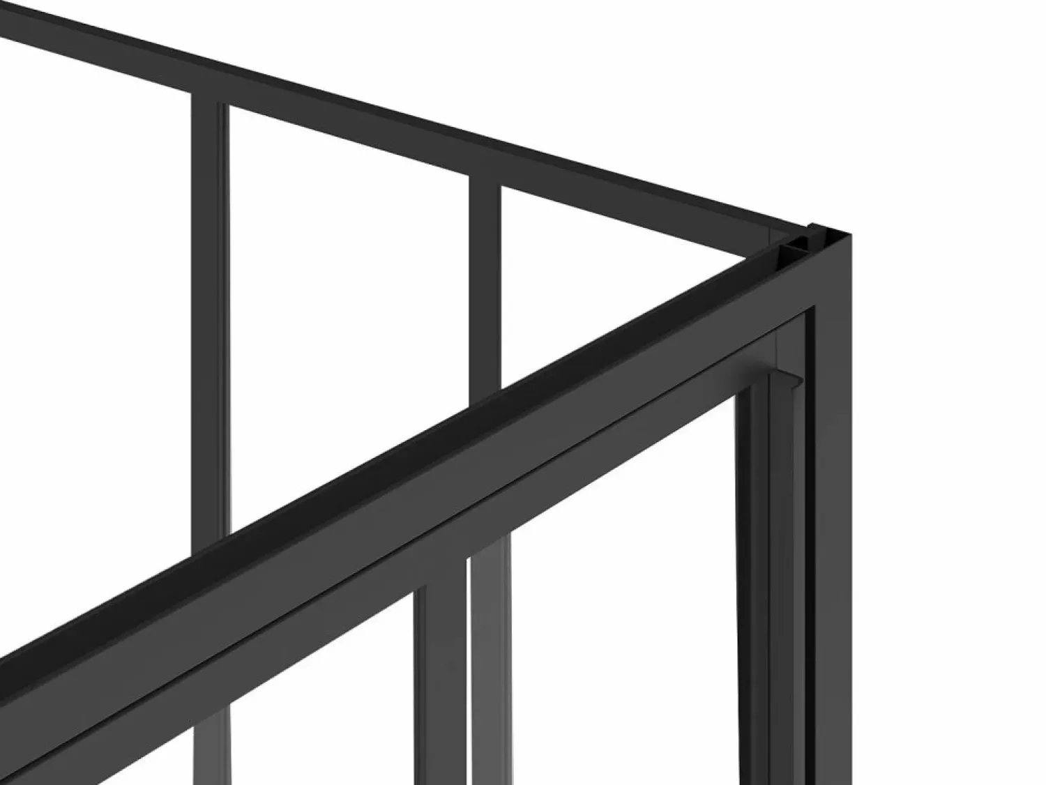 Shower & Design Mampara de ducha con puerta pivotante mate - 80 x 80 x 195 cm - URBANIK