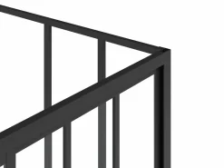 Best Shower & Design Mampara de ducha con puerta corredera mate - 120 x 80 x 195 cm - URBANIK Negro