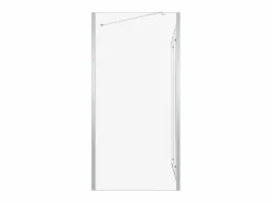 Online Mampara de ducha de vidrio templado transparente 120x69x130 cm ES997426 Negro