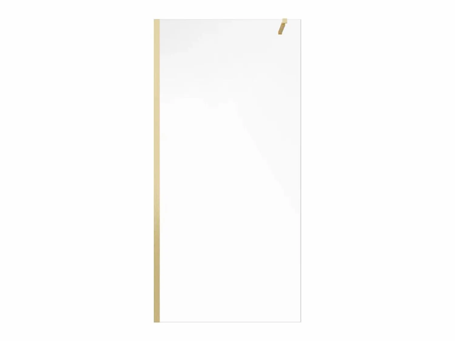 Hot Shower & Design Mampara de ducha estilo italiano contemporáneo - 120x200 cm - DAREN Dorado