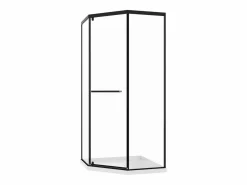 Online Mampara de ducha pentagonal con plato, mate, 80 x 80 x 195 cm CRISTELIO Mampara De Ducha