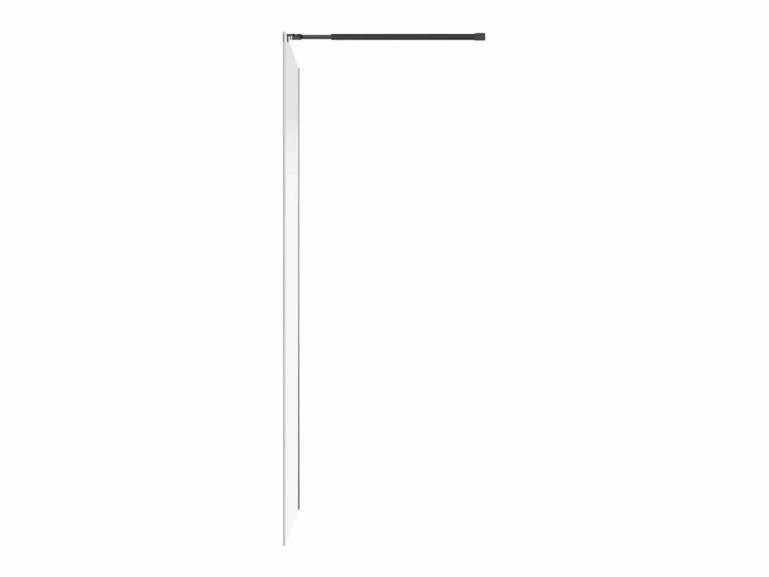 Shower & Design Mampara de ducha tipo italiano - 140 x 200 cm - mate - POMARO