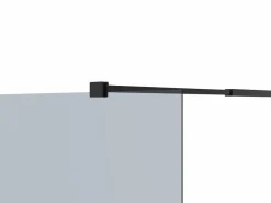 Shower & Design Mampara ducha estilo italiano MALIKA 120x200 Cristal ahumado gris
