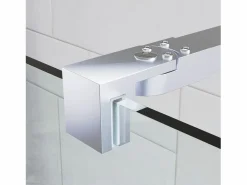 Online Mampara Ducha Fija 120x200 cm Cristal Templado 8mm Antical – Eclíptica Home – Cromo Brillo Mampara De Ducha