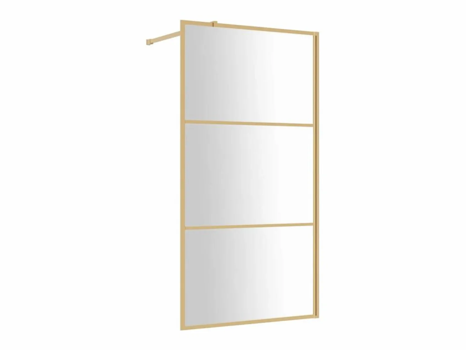Mampara ducha vidrio transparente ESG 115x195 cm ES66451 Mampara De Ducha