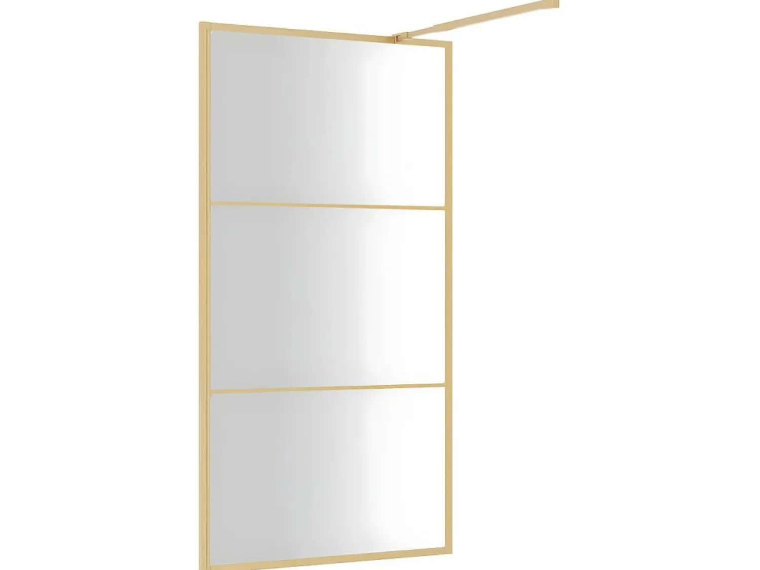 Mampara ducha vidrio transparente ESG 115x195 cm ES66451 Mampara De Ducha