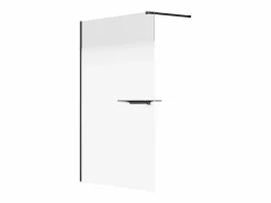 Sale Mampara estilo italiano con toallero y estantes - 140 x 200 cm - mate - POMARO Mampara De Ducha